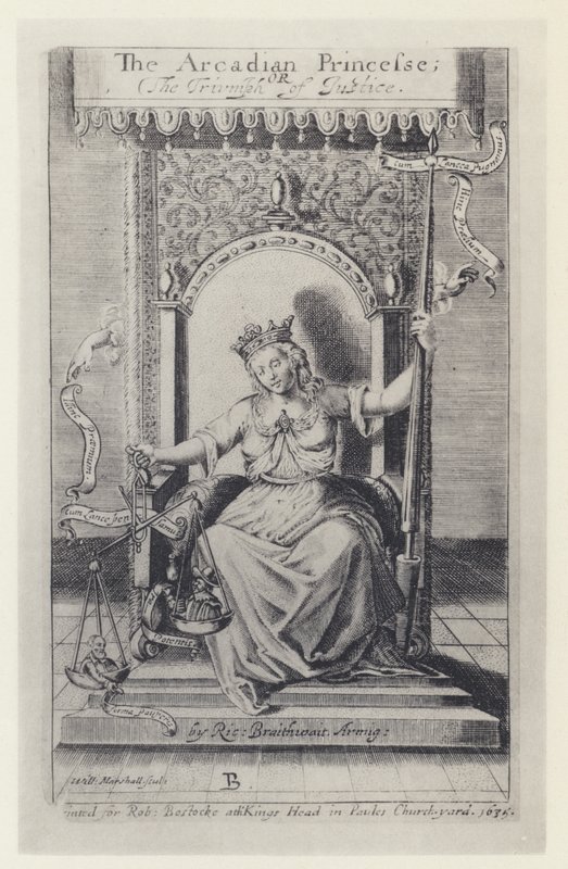 M Silesio, The Arcadian Princess, Tr R Brathwait, T Harper for Bostocke 1635 (m/w kuva) tekijältä English Photographer