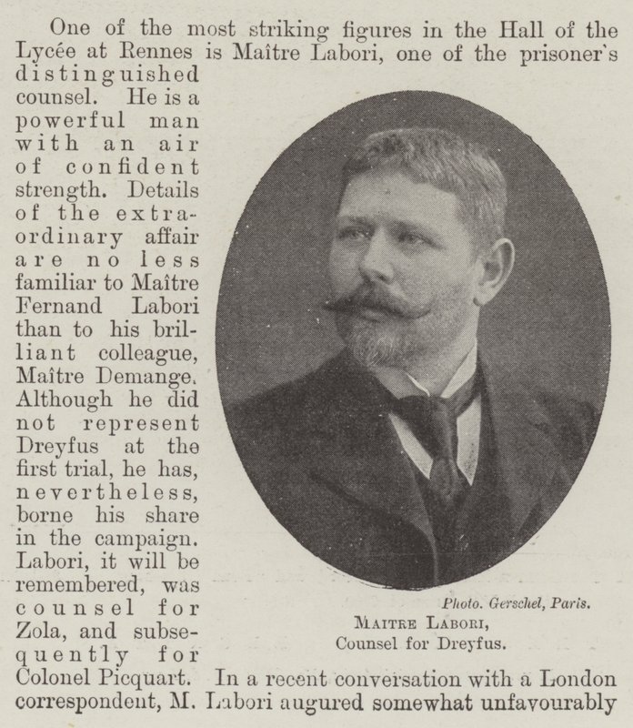 Maitre Labori, Dreyfusin asianajaja tekijältä English Photographer