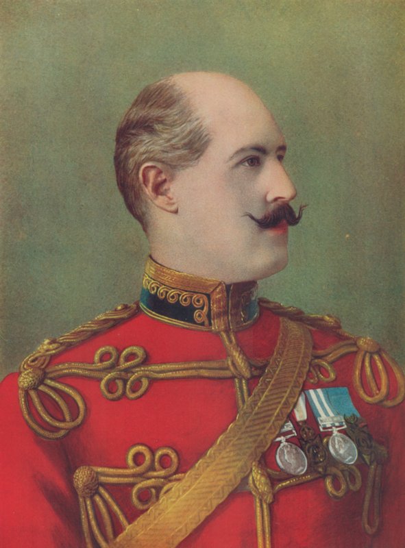 Kenraalimajuri C. W. H. Douglas. Etelä-Afrikan kenttäjoukkojen yhdeksännen prikaatin komentaja. tekijältä English Photographer