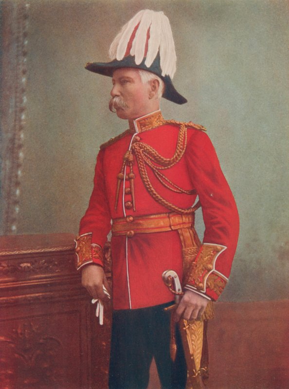 Kenraalimajuri G. H. Marshall, komentava kuninkaallinen tykistö, Etelä-Afrikan kenttäjoukot tekijältä English Photographer