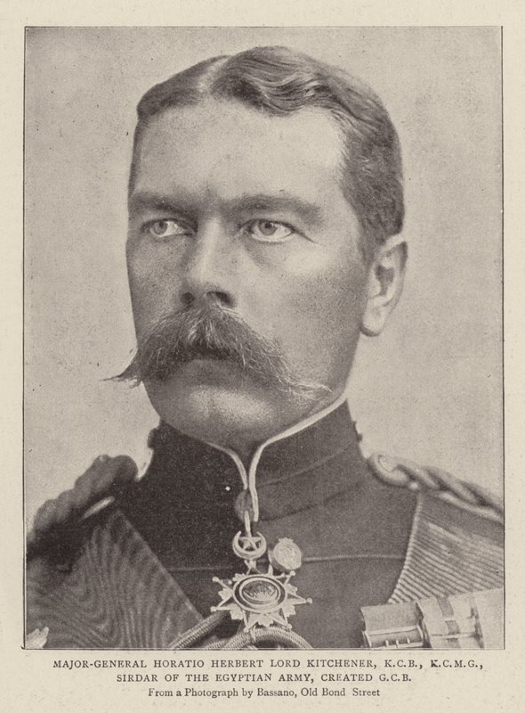 Kenraalimajuri Horatio Herbert Lord Kitchener, KCB, KCMG, Egyptin armeijan Sirdar loi GCB:n tekijältä English Photographer