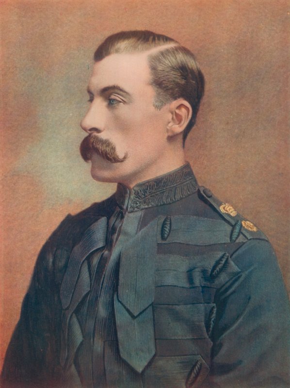 Kenraalimajuri J. F. Brocklehurst. Toisen ratsuväen prikaatin komentaja, Natal Field Force tekijältä English Photographer