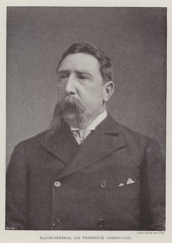 Kenraalimajuri Sir Frederick Carrington tekijältä English Photographer