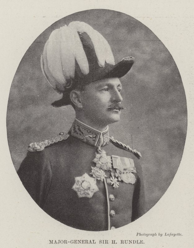 Kenraalimajuri Sir H Rundle tekijältä English Photographer