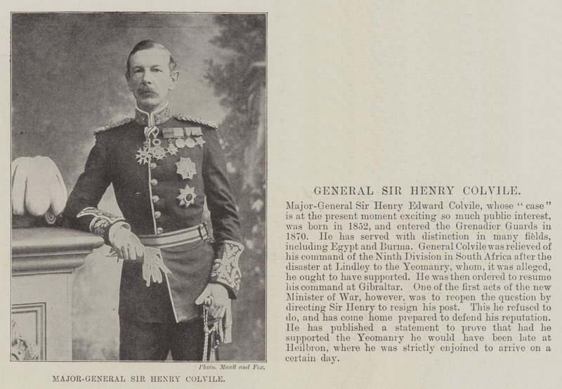Kenraalimajuri Sir Henry Colvile tekijältä English Photographer