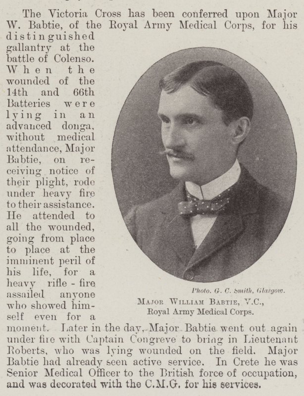 Majuri William Babtie, VC, Royal Army Medical Corps tekijältä English Photographer