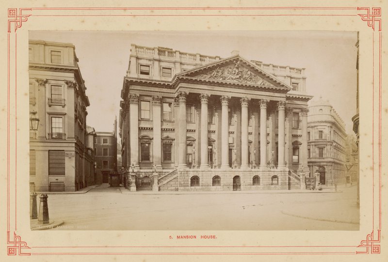 Mansion House, Queen Victoria Street, Lontoo tekijältä English Photographer