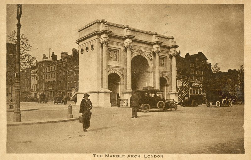 Marble Arch, Lontoo (m/w kuva) tekijältä English Photographer