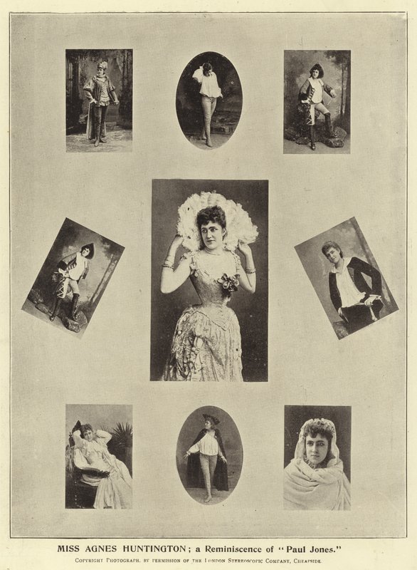 neiti Agnes Huntington; muisto Paul Jonesista tekijältä English Photographer