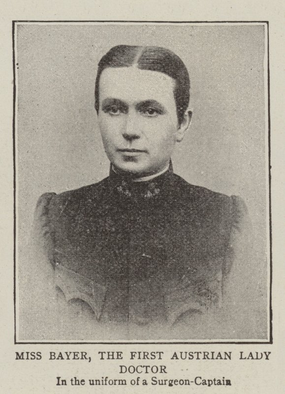 Miss Bayer, Itävallan ensimmäinen nainen lääkäri tekijältä English Photographer