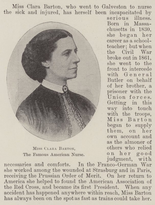 Neiti Clara Barton, kuuluisa amerikkalainen sairaanhoitaja tekijältä English Photographer