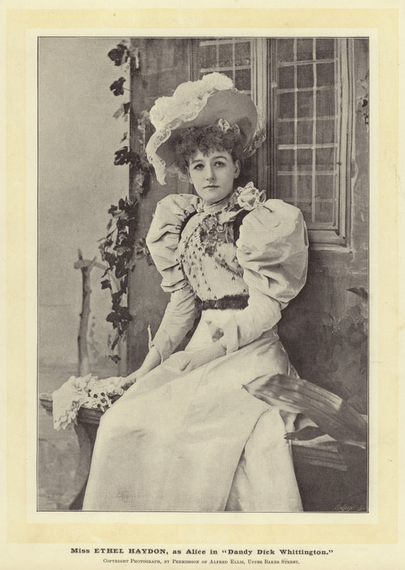 Neiti Ethel Haydon, Alice Dandy Dick Whittingtonissa tekijältä English Photographer