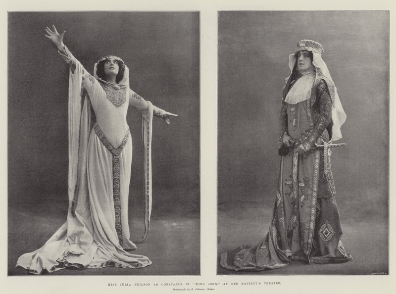 Neiti Julia Neilson Constancena King Johnissa, Hänen Majesteettinsa teatterissa tekijältä English Photographer