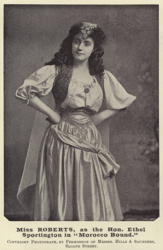 Miss Roberts Hon Ethel Sportingtonina Marokossa tekijältä English Photographer