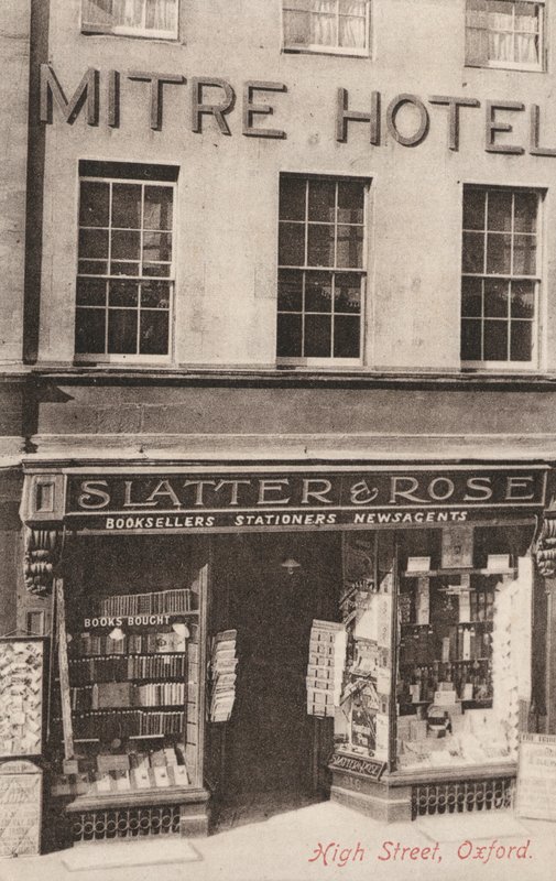 Mitre Hotel ja Slatter and Rose, High Street, Oxford (m/v kuva) tekijältä English Photographer