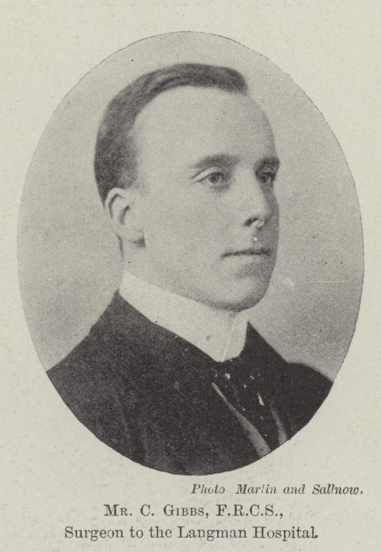 herra C Gibbs, FRCS, Langmanin sairaalan kirurgi tekijältä English Photographer