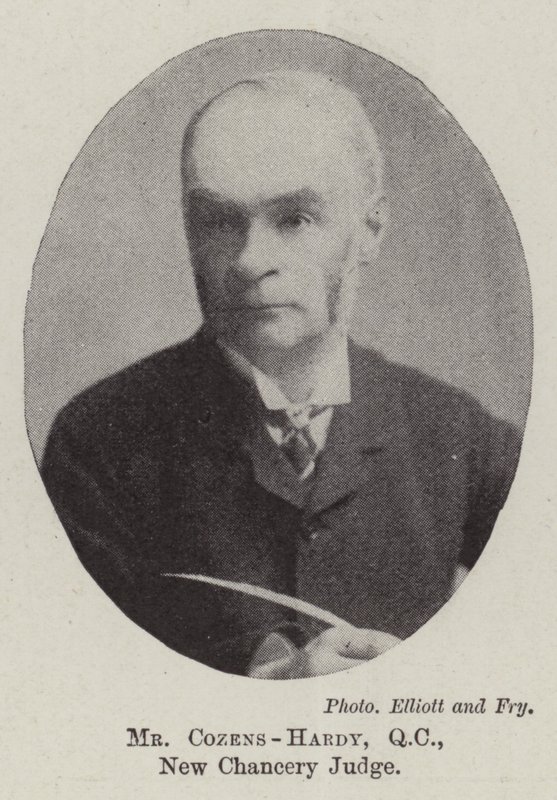 Herra Cozens-Hardy, QC, uusi kansliatuomari tekijältä English Photographer