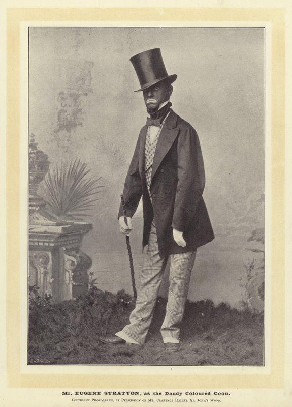 Herra Eugene Stratton Dandy Colored Coonina tekijältä English Photographer
