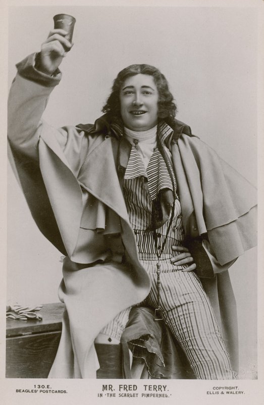 Fred Terry, elokuvassa Scarlett Pimpernell. tekijältä English Photographer