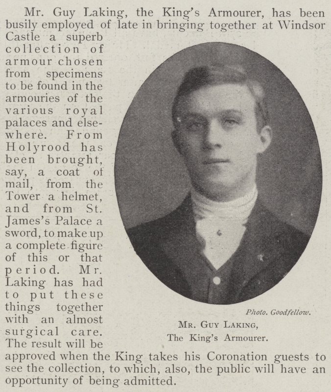 Herra Guy Laking, Kings Armourer tekijältä English Photographer
