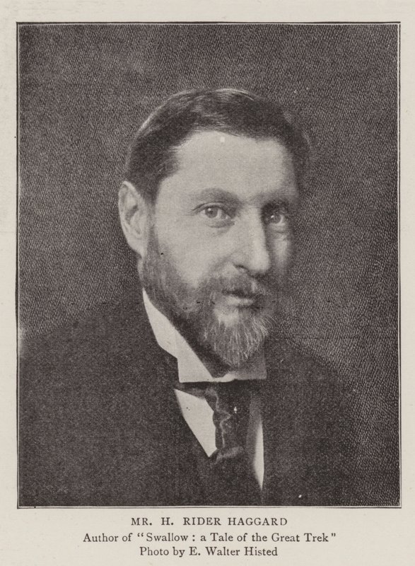 Herra H Rider Haggard, uuden sarjamme kirjoittajat tekijältä English Photographer