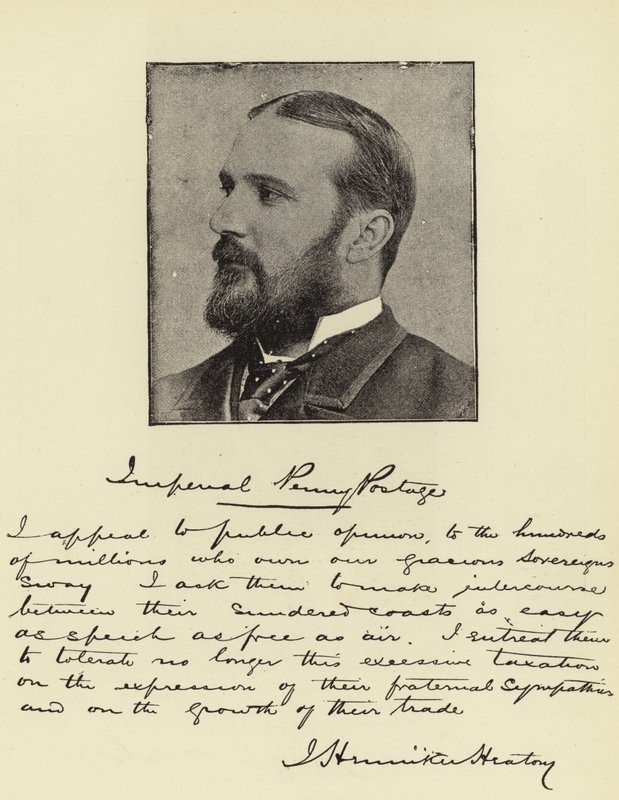 J Henniker Heaton, kansanedustaja, Penny-Postmaster-General of the Empire tekijältä English Photographer