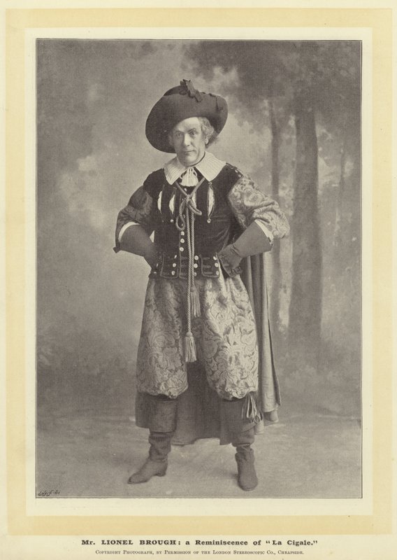 Herra Lionel Brough: muisto La Cigalesta tekijältä English Photographer