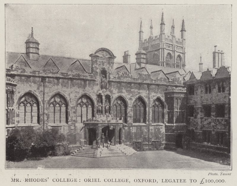 Mr Rhodes College, Oriel College, Oxford, lainsaaja 100 000 puntaa tekijältä English Photographer