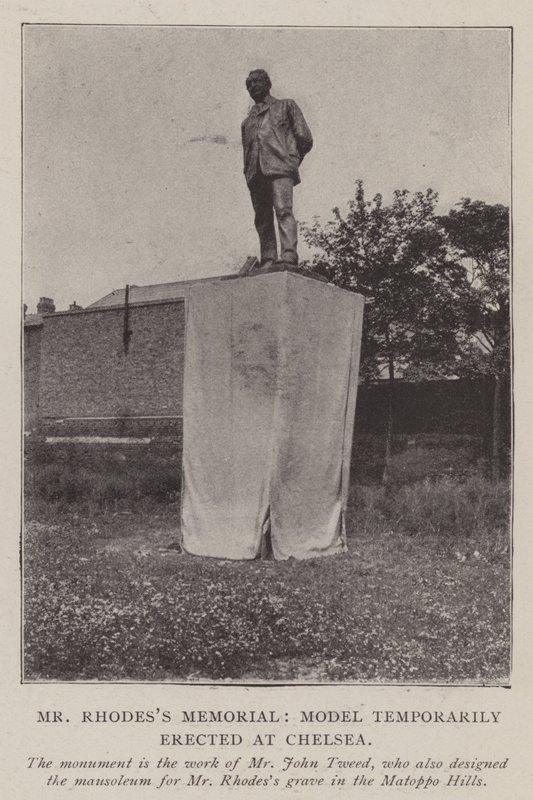 Mr Rhodess Memorial, malli, joka pystytettiin väliaikaisesti Chelseaan tekijältä English Photographer