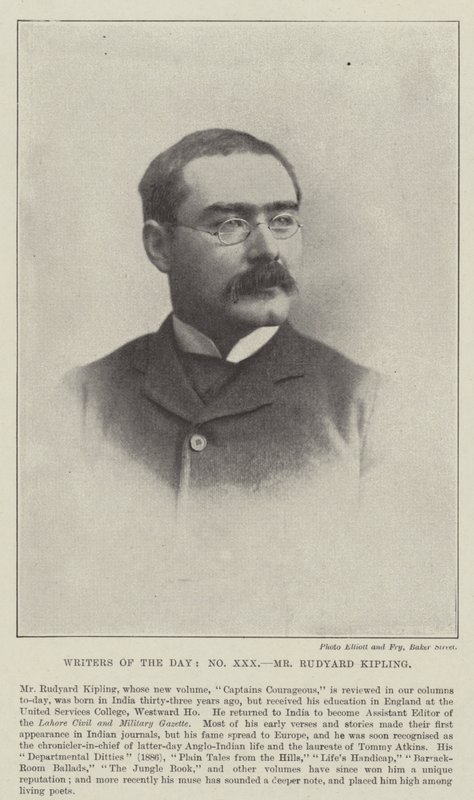 Herra Rudyard Kipling tekijältä English Photographer