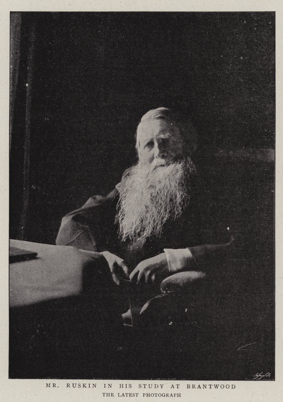 herra Ruskin tutkimuksessaan Brantwoodissa tekijältä English Photographer