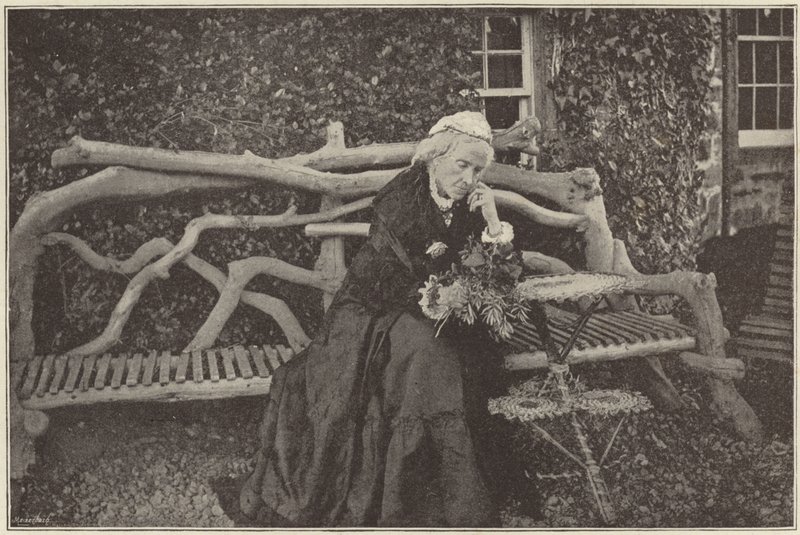Rouva Gladstone Blackcraigin linnan puutarhassa tekijältä English Photographer