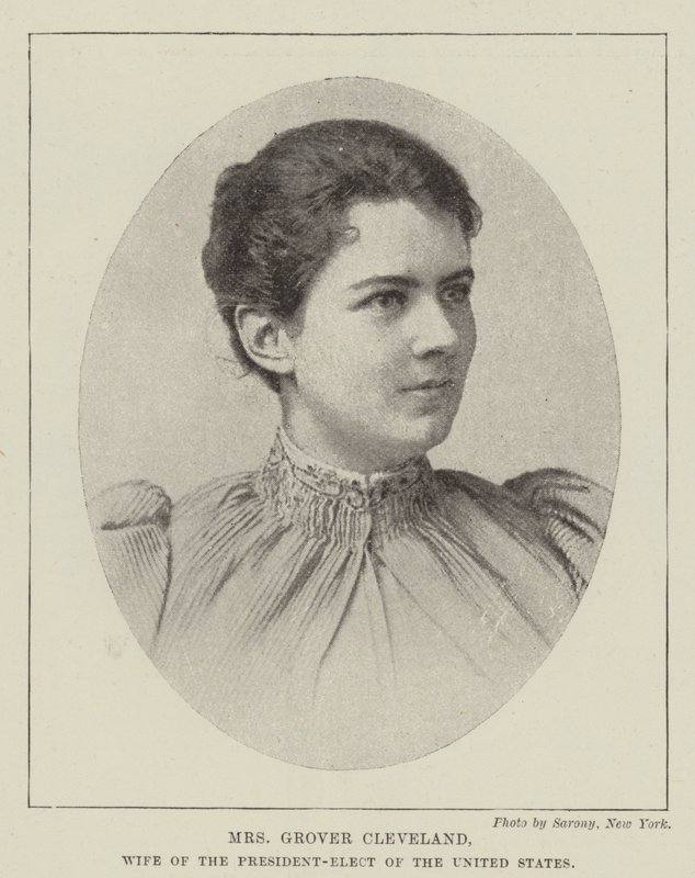 Rouva Grover Cleveland, Yhdysvaltain valitun presidentin vaimo tekijältä English Photographer