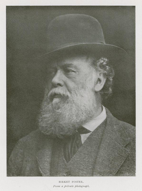 Myles Birket Foster, englantilainen taiteilija (m/w kuva) tekijältä English Photographer