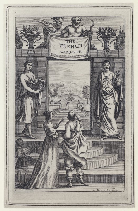 N de Bonnefons, The French Gardiner, Tr J Evelyn, J Crooke 1658 (b/w kuva) tekijältä English Photographer
