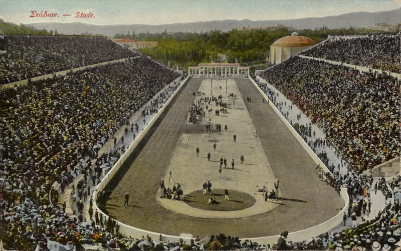 Olympiastadion, Ateena, Kreikka (värillinen kuva) tekijältä English Photographer