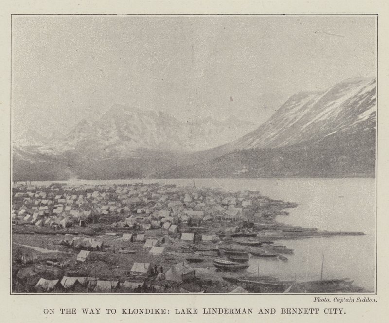 Matkalla Klondikeen, Linderman-järvelle ja Bennett Cityyn tekijältä English Photographer
