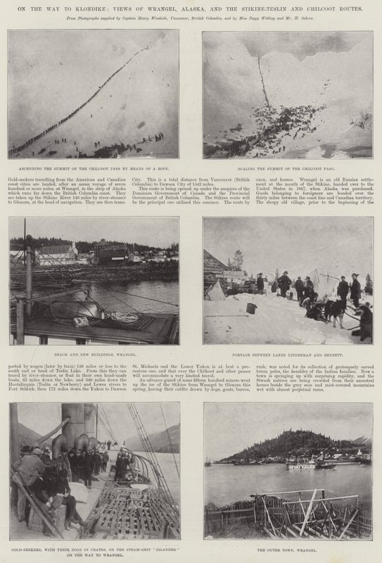Matkalla Klondikeen, näkymät Wrangelliin, Alaskaan ja Stikine-Teslinin ja Chilkootin reiteille tekijältä English Photographer