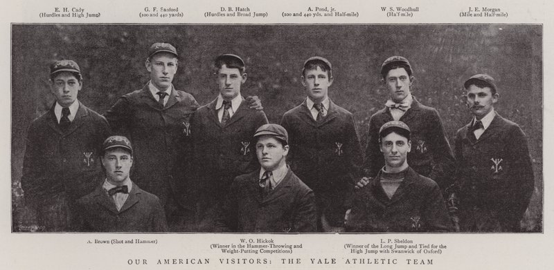 Amerikkalaiset vieraamme, Yale Athletic Team tekijältä English Photographer
