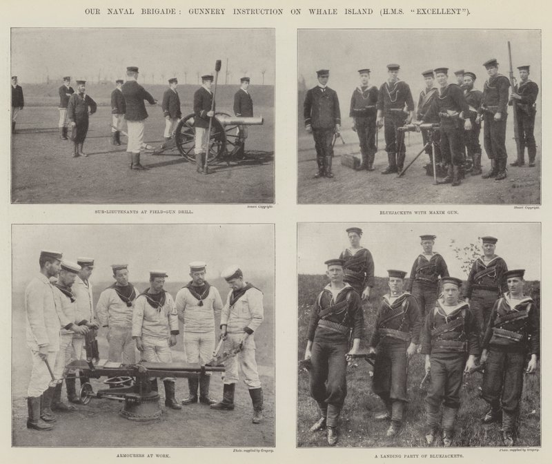 Laivastoprikaatimme, ampumakoulutus valassaarella (HMS Excellent) tekijältä English Photographer