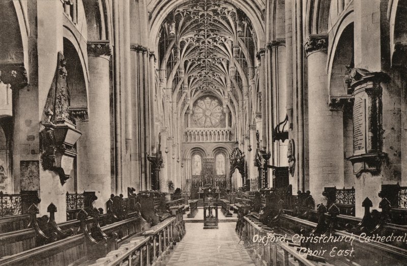 Oxford, Christchurchin katedraali, Choir East (m/w kuva) tekijältä English Photographer