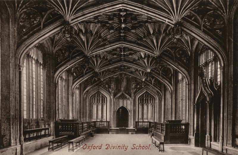 Oxford, Divinity School (m/w kuva) tekijältä English Photographer