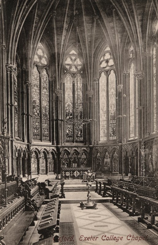 Oxford, Exeter College Chapel (m/w kuva) tekijältä English Photographer