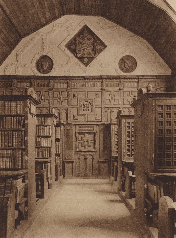 Oxford: Merton College, The Library, pohjoispää (s/w-kuva). tekijältä English Photographer