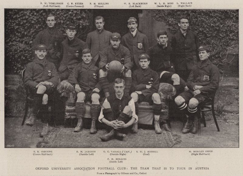 Oxford University Association Football Club, joukkue, joka kiertää Itävallassa tekijältä English Photographer
