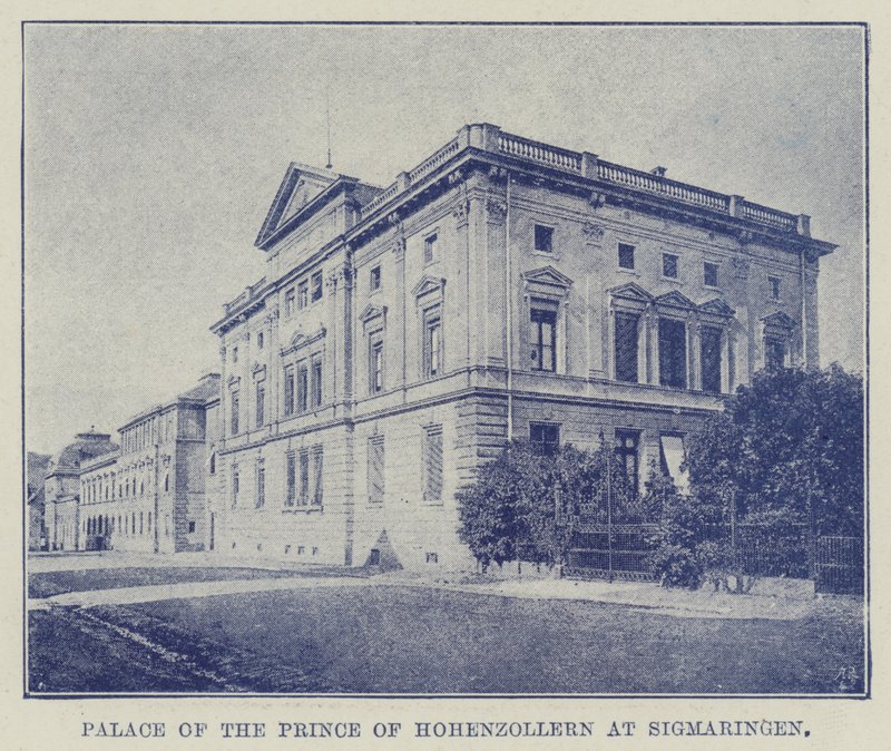 Hohenzollernin prinssin palatsi Sigmaringenissa tekijältä English Photographer