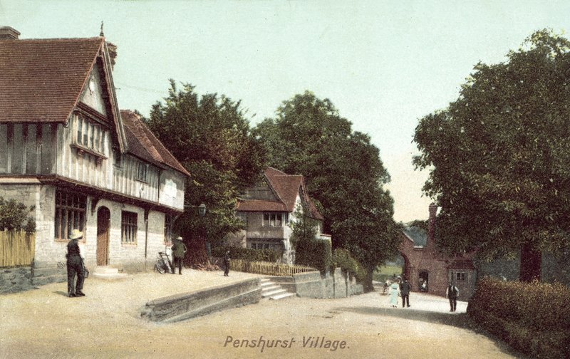 Penshurst Village, Kent (värikuva) tekijältä English Photographer