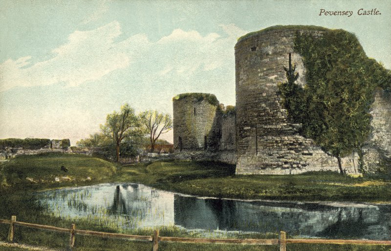 Pevensey Castle (värikuva) tekijältä English Photographer