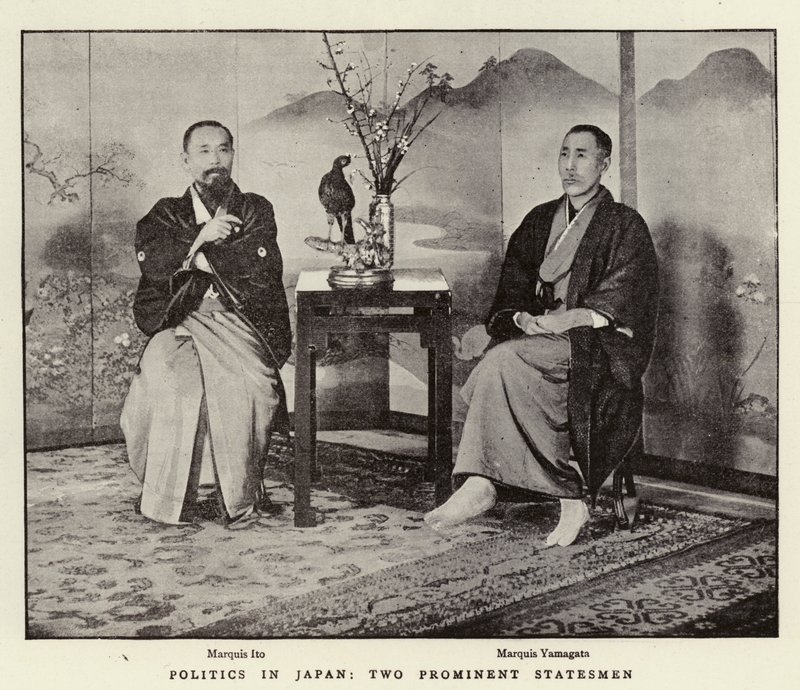 Japanin politiikka, kaksi merkittävää valtiomiestä tekijältä English Photographer