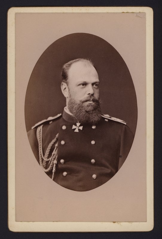 Muotokuva, Venäjän tsaari Aleksanteri III (m/v kuva) tekijältä English Photographer